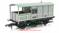 OR76TOA004 Oxford Rail GWR 6 Wheel Toad Brake Van number 56962 in BR Grey livery "Wolverhampton" with plated sides